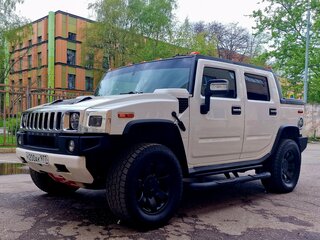 2007 Hummer H2 I Рестайлинг, белый, 4500000 рублей, вид 1