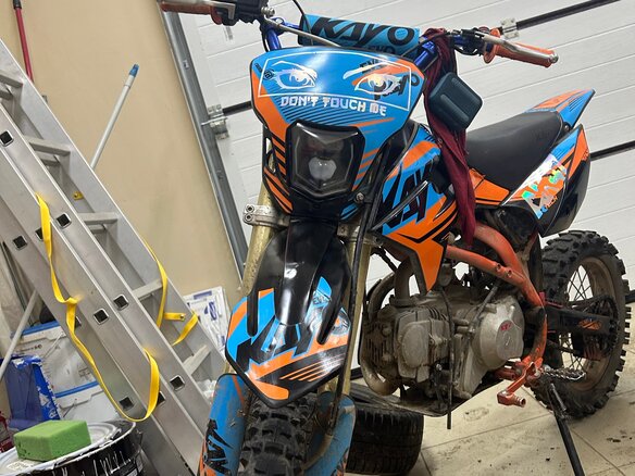 2024 Kayo Evolution YX125EM, оранжевый, 71000 рублей - вид 6