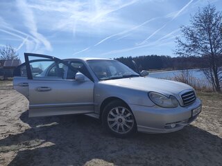 2007 Hyundai Sonata ТагАЗ IV (EF) Рестайлинг, серебристый, 450000 рублей, вид 3
