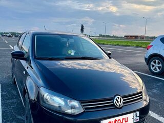 2013 Volkswagen Polo V, чёрный, 850000 рублей, вид 3