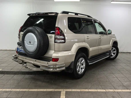 2006 Toyota Land Cruiser Prado 4-speed 120 Series, бежевый, 1550000 рублей, вид 4