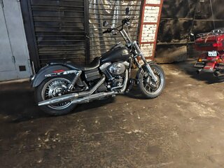 2005 Harley-Davidson Dyna Super Glide, чёрный, 950000 рублей, вид 4
