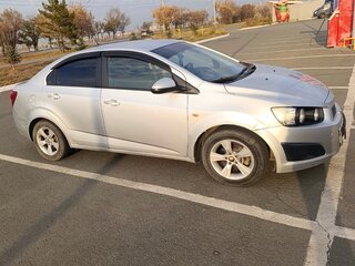 2012 Chevrolet Aveo II, серебристый, 500000 рублей, вид 4