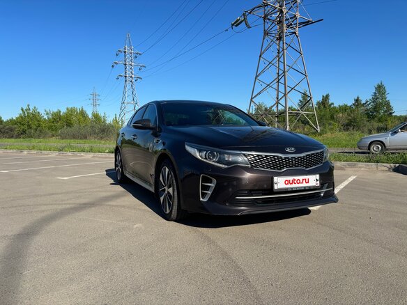 2016 Kia Optima IV, коричневый, 1620000 рублей - вид 10