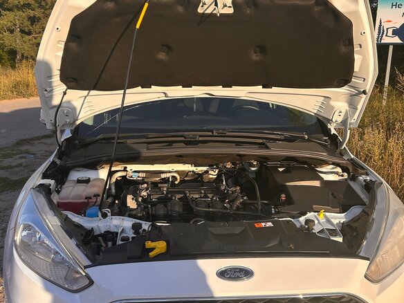 2015 Ford Focus III Рестайлинг, белый, 1100000 рублей - вид 9