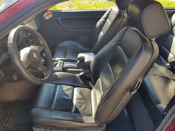 1992 BMW 3 серии 320i III (E36), красный - вид 14