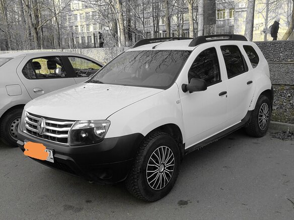 2012 Renault Duster I, белый