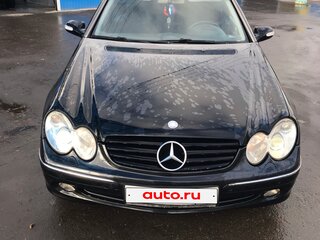 2005 Mercedes-Benz CLK-Класс 200 II (W209), чёрный, 1200000 рублей, вид 1