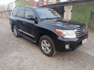 2013 Toyota Land Cruiser 200 Series Рестайлинг 1, чёрный, 4200000 рублей, вид 4