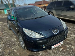 2007 Peugeot 307 I Рестайлинг, синий, 450000 рублей, вид 3