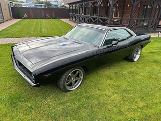 1973 Plymouth Barracuda, чёрный, 7777777 рублей, вид 4