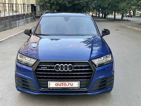 2016 Audi Q7 II (4M), синий - вид 8