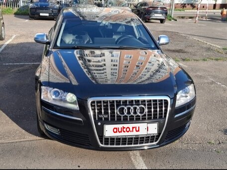 2008 Audi A8 Long II (D3) Рестайлинг 2, чёрный, 1270000 рублей, вид 2