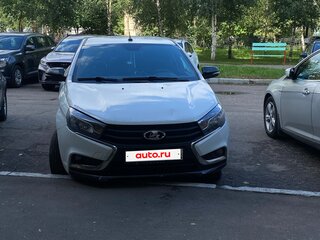 2017 Lada (ВАЗ) Vesta I, белый, 950000 рублей, вид 3
