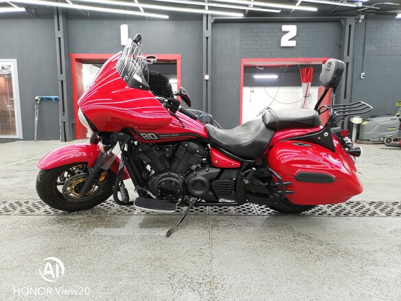 2015 Yamaha XVS1300, красный - вид 4