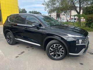 2021 Hyundai Santa Fe IV Рестайлинг, чёрный, 3500000 рублей, вид 2