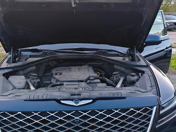 2021 Genesis GV80 I, синий - вид 6