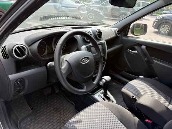 2014 Lada (ВАЗ) Granta I, серый, 550000 рублей - вид 6