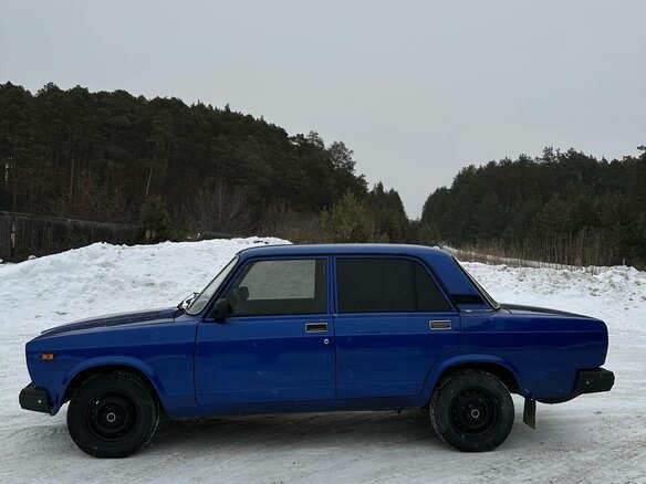 2007 Lada (ВАЗ) 2107, синий, 295000 рублей - вид 9