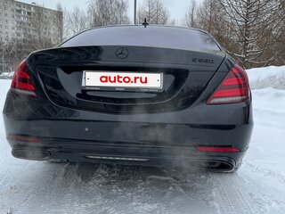 2019 Mercedes-Benz Maybach S-Класс 560 I (X222) Рестайлинг, чёрный, 7700000 рублей, вид 3
