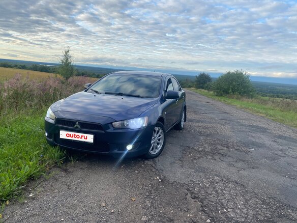 2007 Mitsubishi Lancer X, синий, 620000 рублей