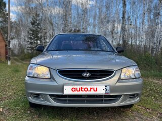 2007 Hyundai Accent ТагАЗ II, бежевый, 365000 рублей, вид 1