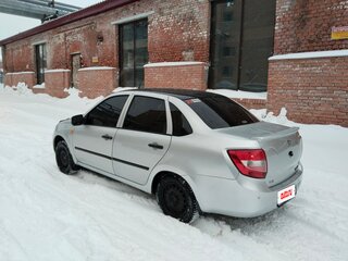 2012 Lada (ВАЗ) Granta I, серебристый, 410000 рублей, вид 5