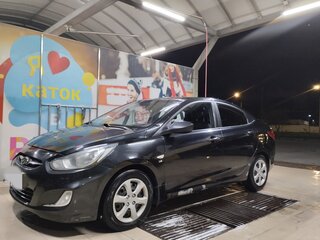2012 Hyundai Solaris I, чёрный, 500000 рублей, вид 1