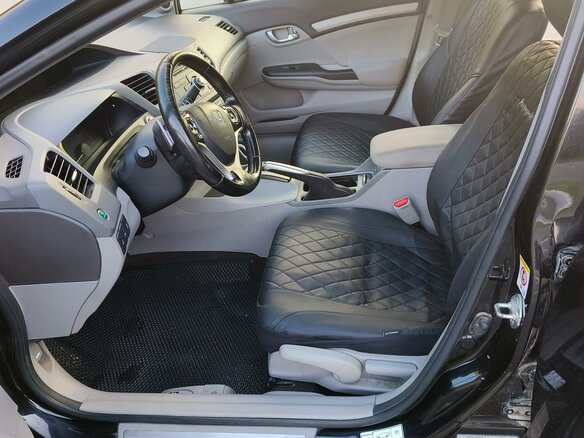 2012 Honda Civic IX, чёрный, 1150000 рублей - вид 3