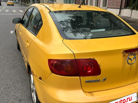2003 Mazda 3 I (BK), жёлтый, 100000 рублей, вид 5