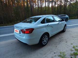 2021 Lada (ВАЗ) Vesta CNG I, белый, 1150000 рублей, вид 4