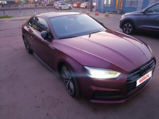 2017 Audi A5 II (F5), пурпурный, 3390000 рублей, вид 3