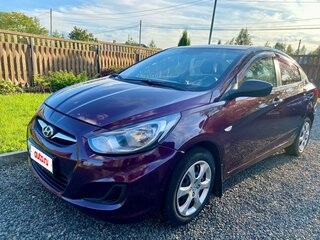 2011 Hyundai Solaris I, фиолетовый, 760000 рублей, вид 1