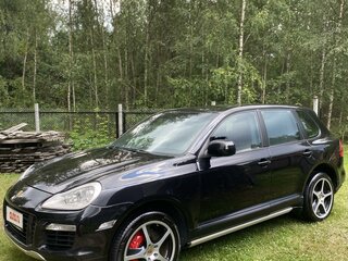 2008 Porsche Cayenne Turbo I Рестайлинг (957), чёрный, 1500000 рублей, вид 3