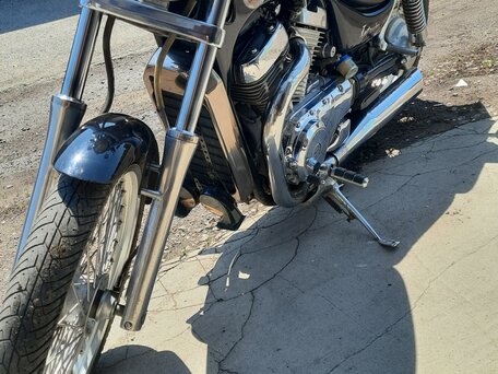 1995 Suzuki Intruder VS 400, чёрный, 375000 рублей, вид 3