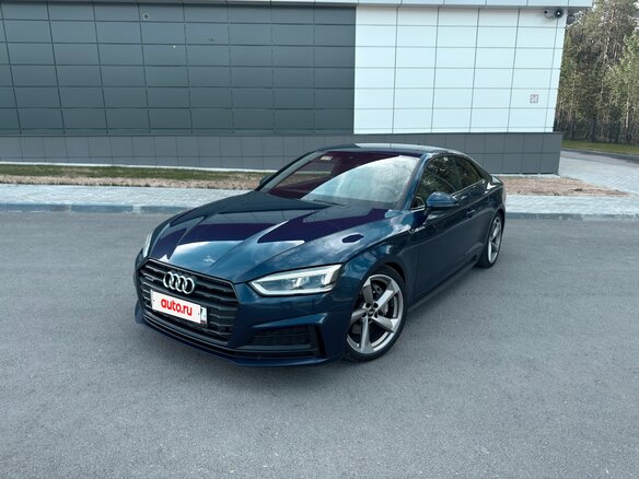2018 Audi A5 II (F5), синий, 2600000 рублей