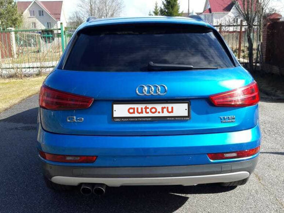 2015 Audi Q3 I (8U) Рестайлинг, голубой - вид 1
