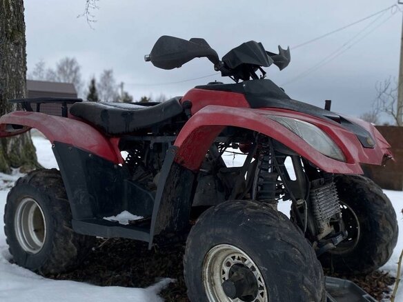 2008 Linhai ATV200, красный, 150000 рублей
