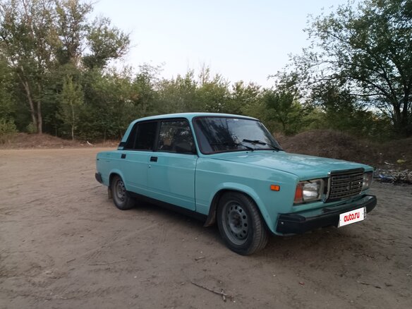 2001 Lada (ВАЗ) 2107, голубой, 120000 рублей - вид 3