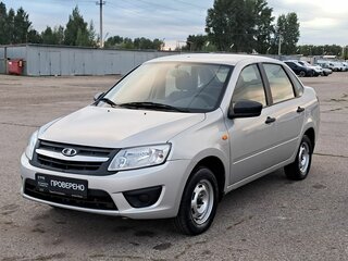 2016 Lada (ВАЗ) Granta I, серебристый, 370000 рублей, вид 1