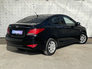 2014 Hyundai Solaris I Рестайлинг, чёрный, 990000 рублей, вид 4