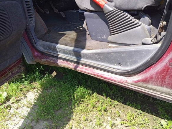 1992 Toyota Previa I (XR10, XR20), красный - вид 5