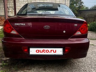 2006 Kia Spectra I Рестайлинг 2, красный, 215000 рублей, вид 3