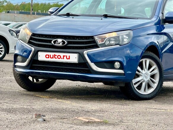 2019 Lada (ВАЗ) Vesta SW I, синий, 699999 рублей - вид 5