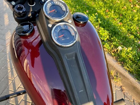 2020 Harley-Davidson Low Rider, пурпурный, 1133321 рублей - вид 11