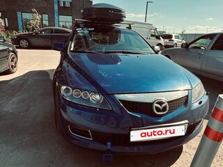 2006 Mazda 6 I (GG) Рестайлинг, синий, 525000 рублей, вид 1