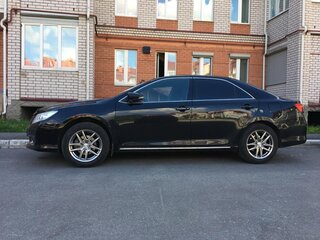 2013 Toyota Camry VII (XV50), чёрный, 1150000 рублей, вид 4