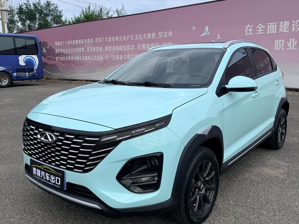 2023 Chery Tiggo 3x I рестайлинг 2, зелёный, 1300000 рублей - вид 2