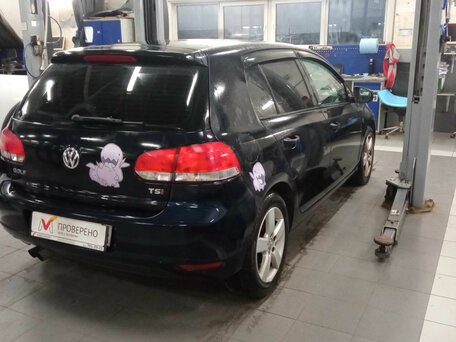 2011 Volkswagen Golf VI, синий, 774000 рублей, вид 3