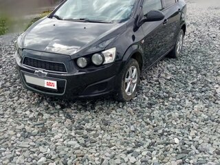 2013 Chevrolet Aveo II, чёрный, 550000 рублей, вид 1